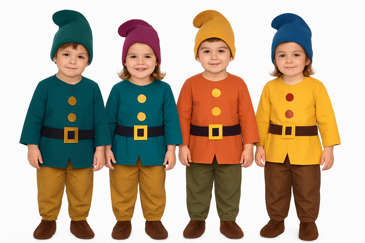 Adorable Dwarf Costume for Kids – Fairytale Dress‑Up Outfit