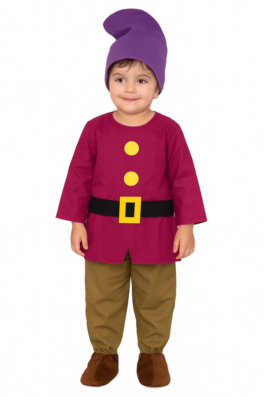 Adorable Dwarf Costume for Kids – Fairytale Dress‑Up Outfit