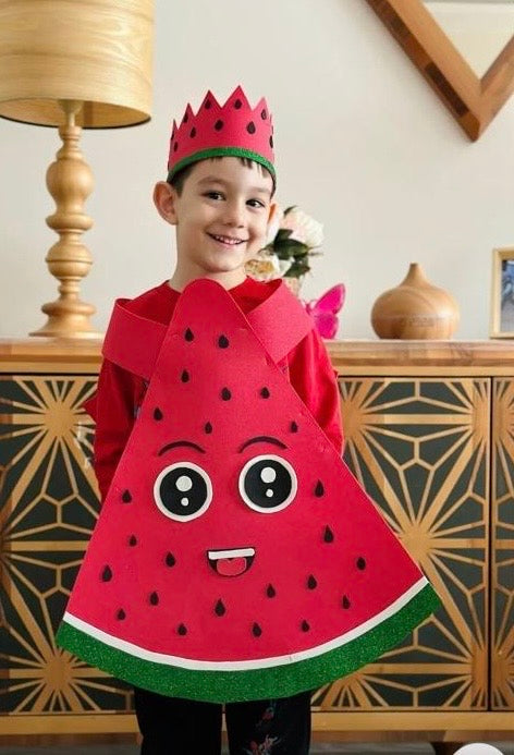 Fruit/ watermelon Costume // Jacket and Band// Handmade Costume // Kids fruit costume / Adult fruit costume