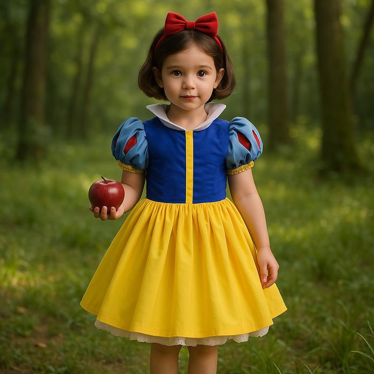 Snow White Frock for Girls – Princess Fancy Dress Costume - hunnybunny&co.