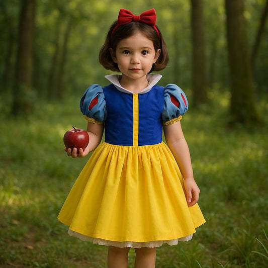 Snow White Frock for Girls – Princess Fancy Dress Costume - hunnybunny&co.