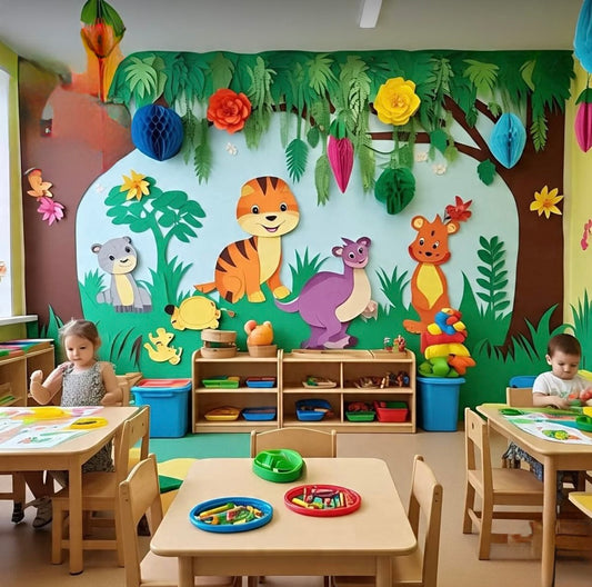 Customizable Felt Animal Wall – Interactive Learning & Decor - hunnybunny&co.