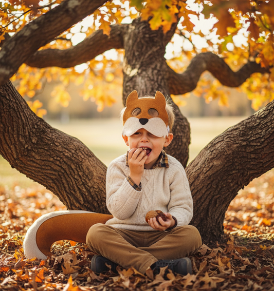Adorable Kids’ Squirrel Costume – Soft Bushy Tail, Cozy Fit & Perfect for School & Parties