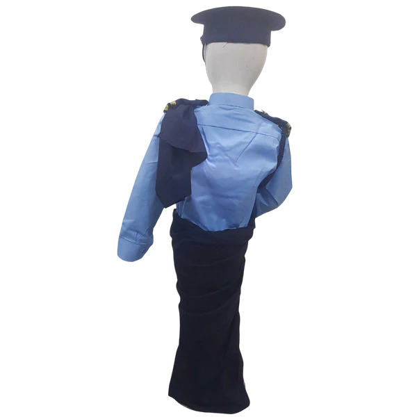 Airforce Sari Costume for Girls – Kids Army Fancy Dress Outfit