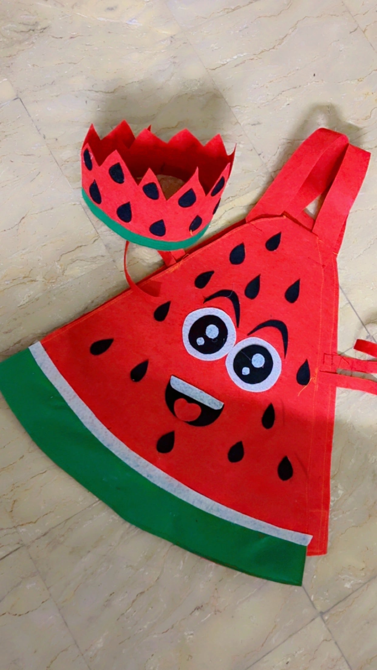 Fruit/ watermelon Costume // Jacket and Band// Handmade Costume // Kids fruit costume / Adult fruit costume