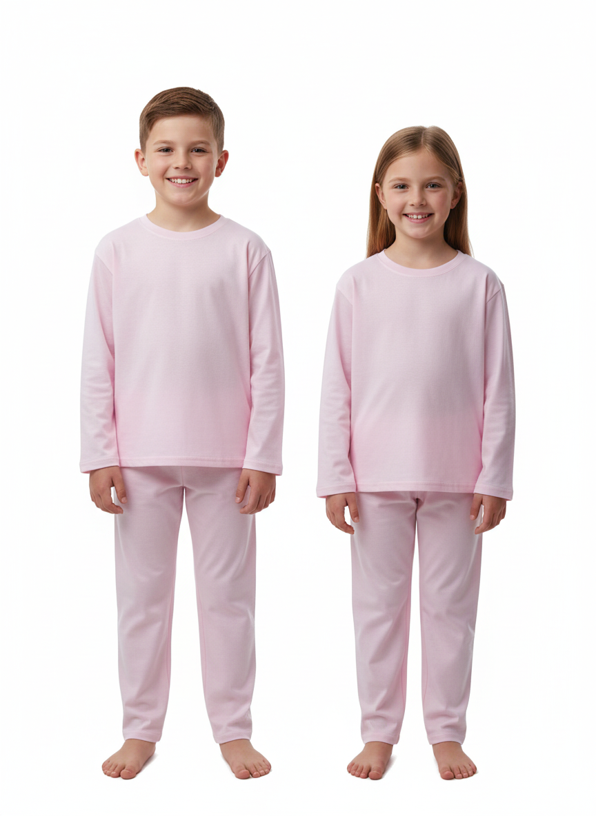 Plain Color T-Shirt & Trouser Set – Multiple Colors Available