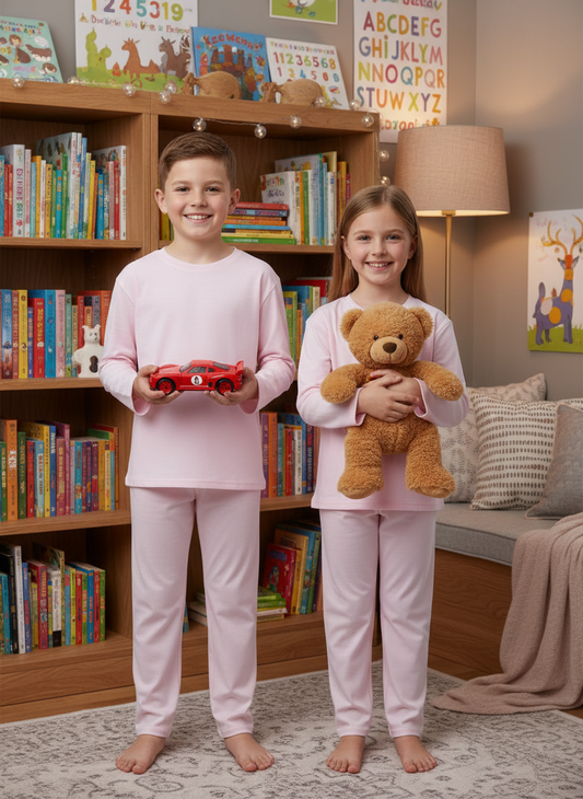 Plain Color T-Shirt & Trouser Set – Multiple Colors Available