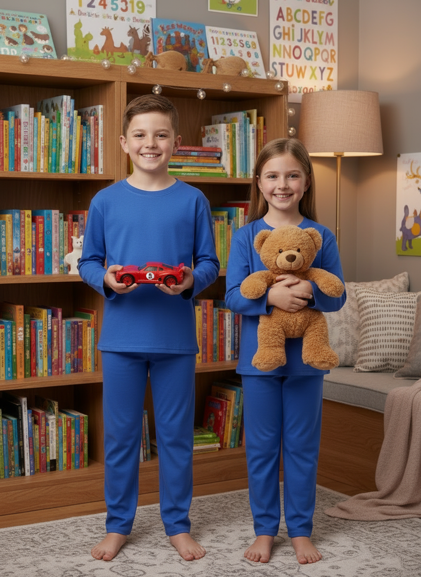 Plain Color T-Shirt & Trouser Set – Multiple Colors Available
