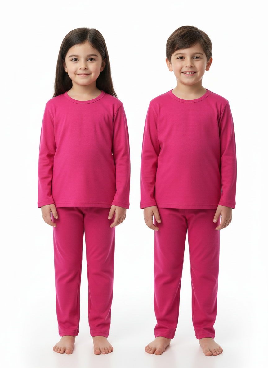 Plain Color T-Shirt & Trouser Set – Multiple Colors Available
