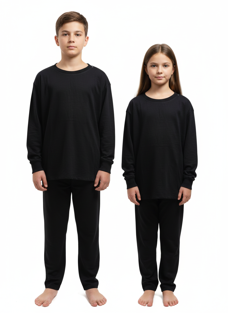Plain Color T-Shirt & Trouser Set – Multiple Colors Available