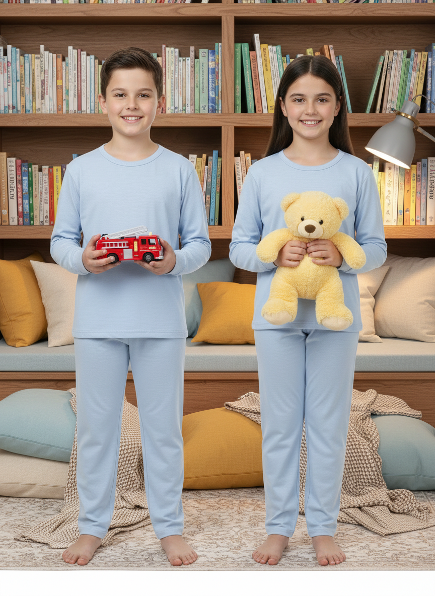 Plain Color T-Shirt & Trouser Set – Multiple Colors Available