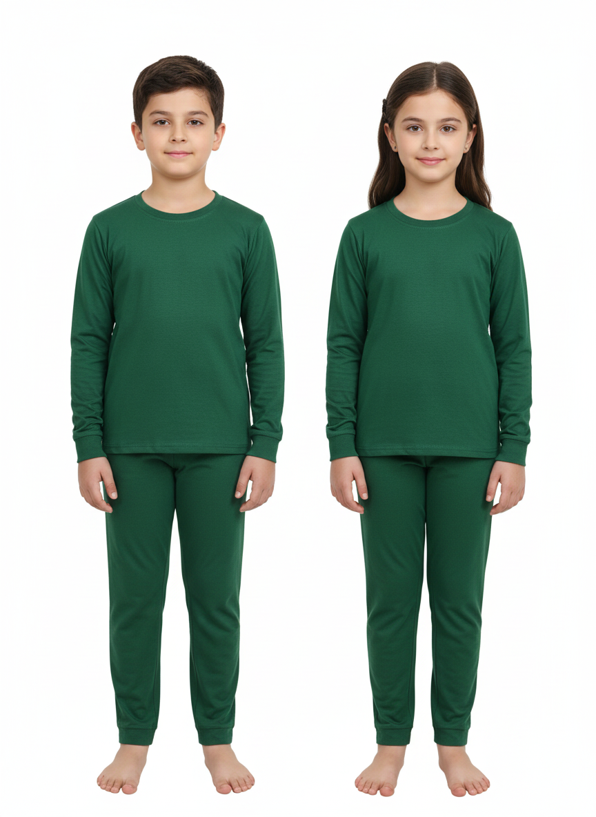 Plain Color T-Shirt & Trouser Set – Multiple Colors Available