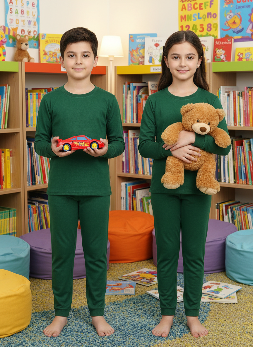 Plain Color T-Shirt & Trouser Set – Multiple Colors Available