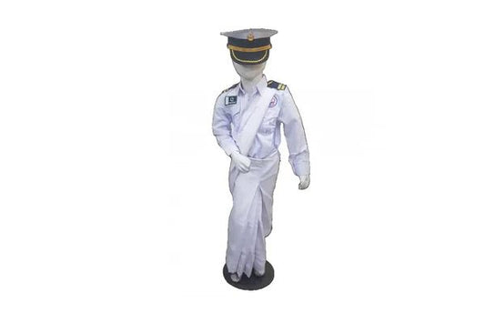 Navy Sari Costume for Girls – Military Fancy Dress (3–20 Years) - hunnybunny&co.