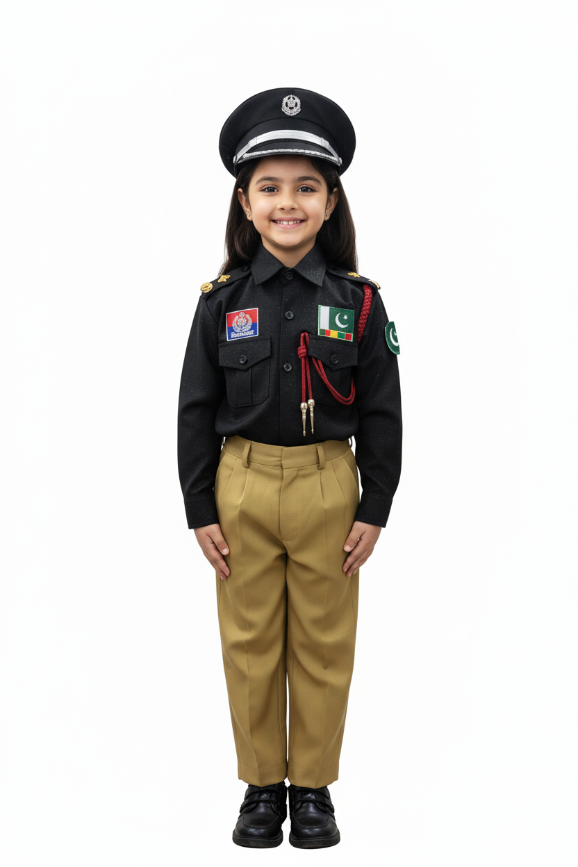 Police costume for school function