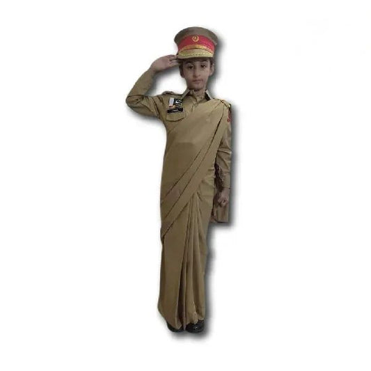 Army Sari Costume for Girls – Military Fancy Dress (3–20 Years) - hunnybunny&co.