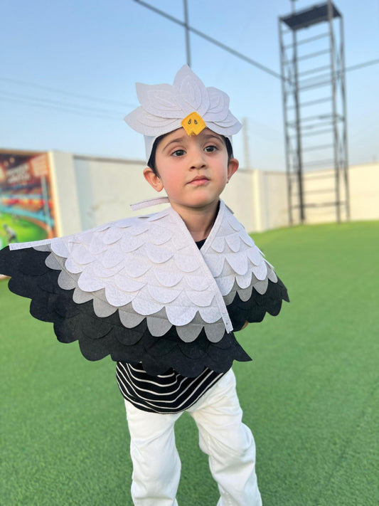 Seagull Costume // Wings and Mask // Handmade Costume // Kids bird costume / Adult bird costume - hunnybunny&co.