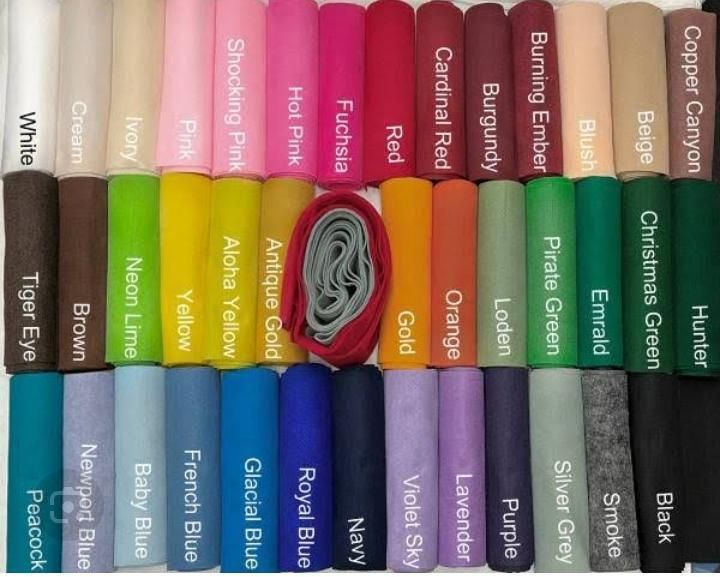 Felt Fabric | Soft | Felt by The Yard | Felt for DIY Crafts Projects | Sewing | School decor  (1 Yard) - hunnybunny&co.