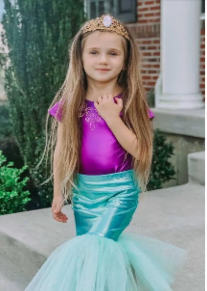 "Mermaid Princess Costume for Kids | Purple & Aqua Dress-Up Set " - hunnybunny&co.